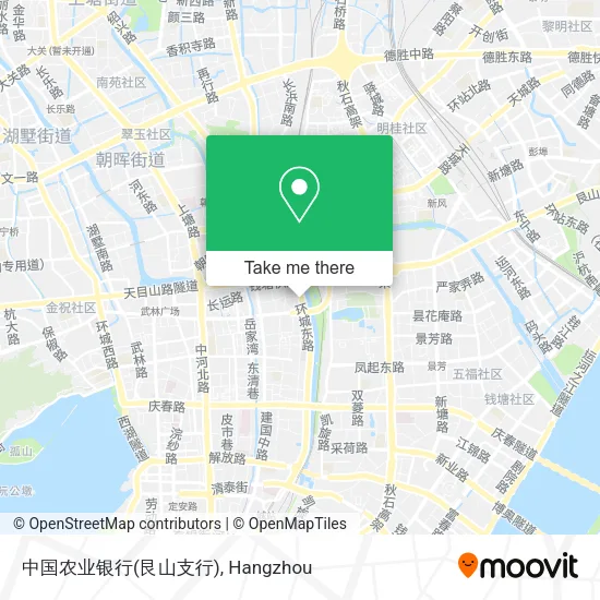 中国农业银行(艮山支行) map