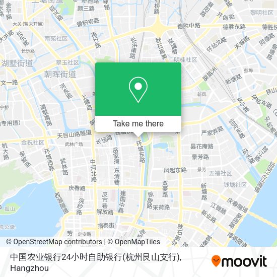 中国农业银行24小时自助银行(杭州艮山支行) map