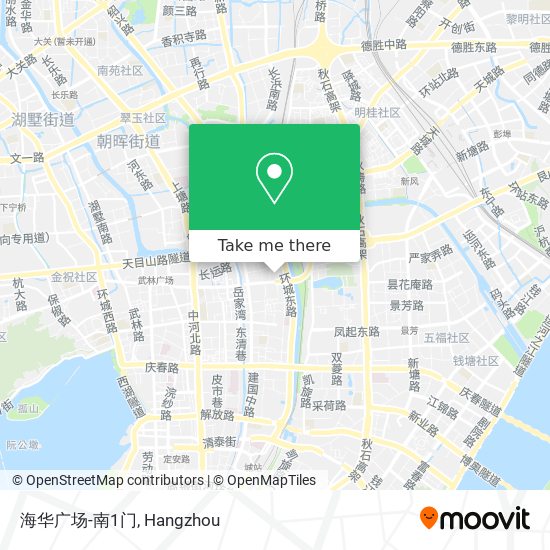 海华广场-南1门 map