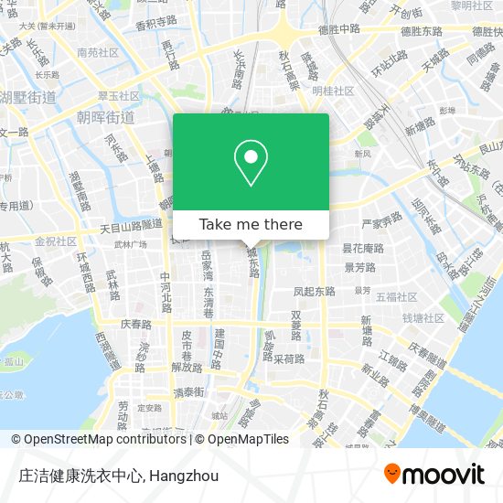庄洁健康洗衣中心 map
