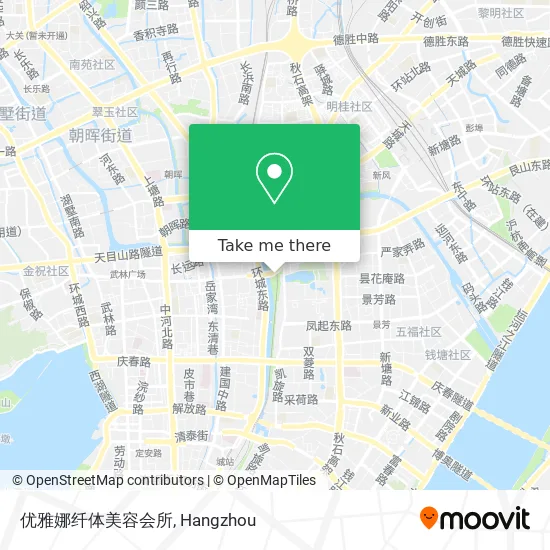 优雅娜纤体美容会所 map