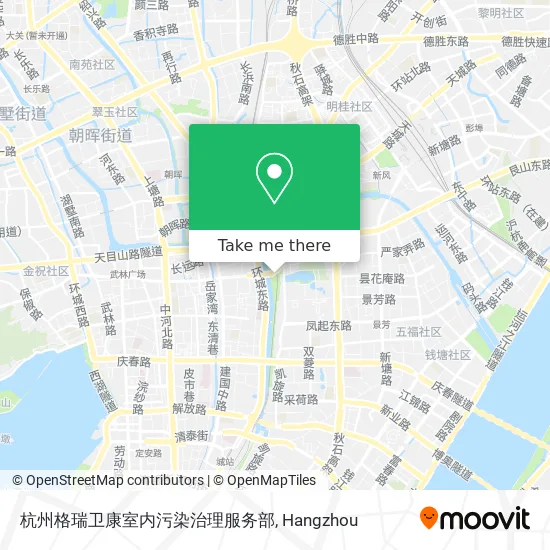 杭州格瑞卫康室内污染治理服务部 map