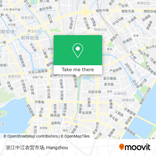 浙江中江农贸市场 map