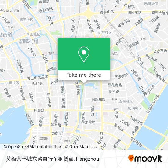 莫衙营环城东路自行车租赁点 map
