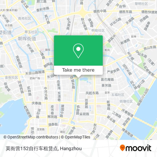 莫衙营152自行车租赁点 map