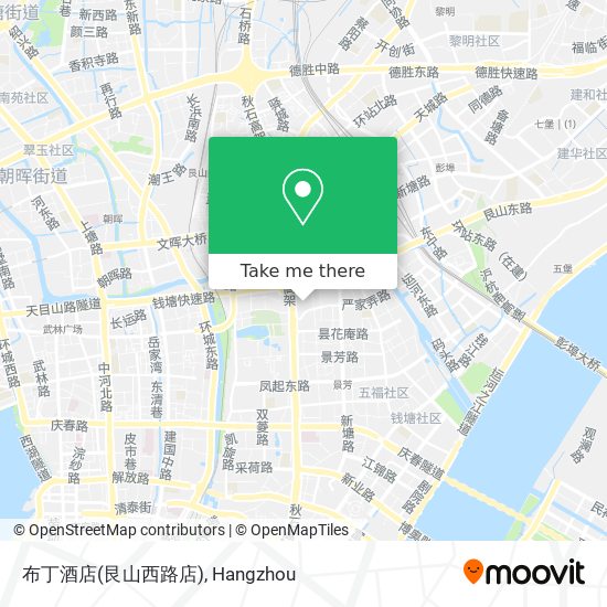 布丁酒店(艮山西路店) map