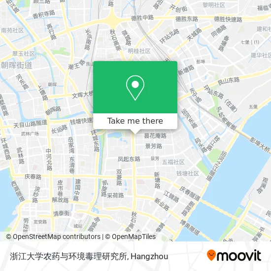 浙江大学农药与环境毒理研究所 map