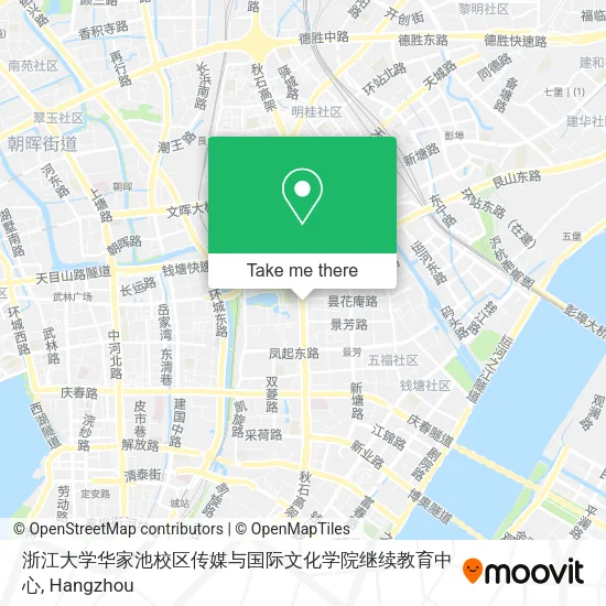 浙江大学华家池校区传媒与国际文化学院继续教育中心 map