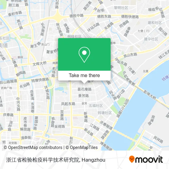 浙江省检验检疫科学技术研究院 map