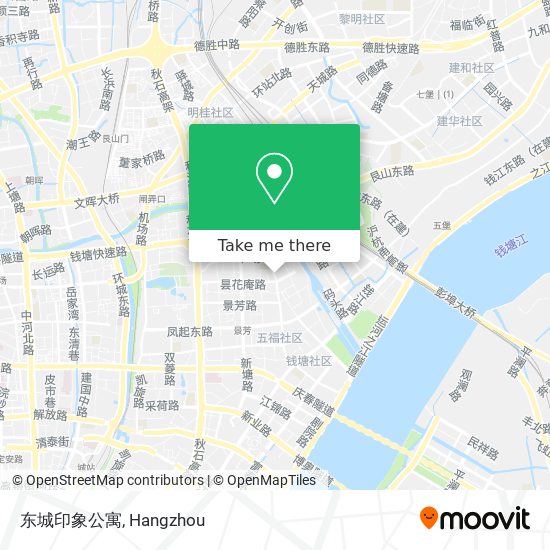 东城印象公寓 map
