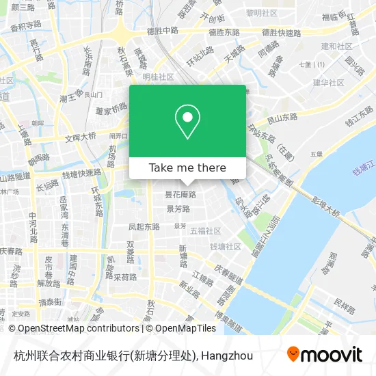 杭州联合农村商业银行(新塘分理处) map