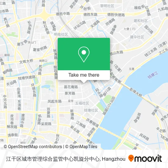 江干区城市管理综合监管中心凯旋分中心 map
