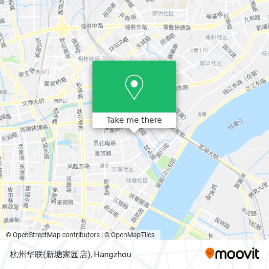 杭州华联(新塘家园店) map