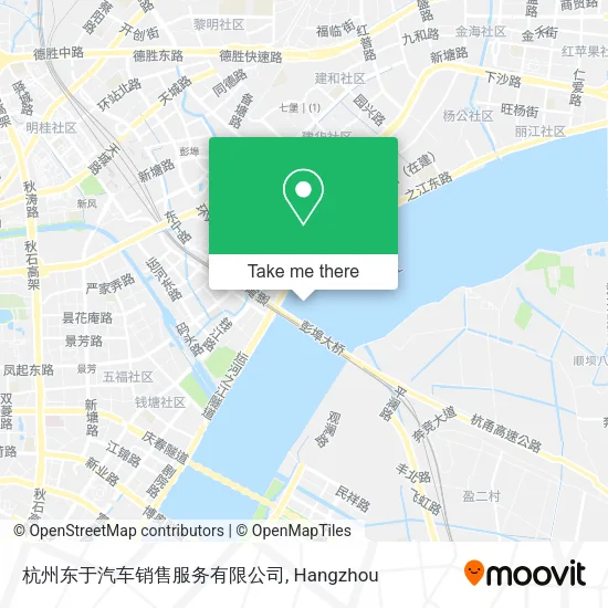 杭州东于汽车销售服务有限公司 map