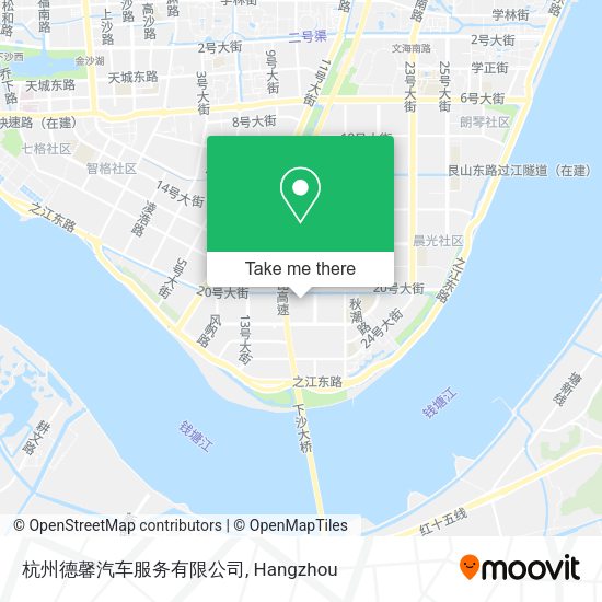 杭州德馨汽车服务有限公司 map