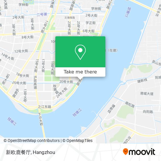 新欧鹿餐厅 map