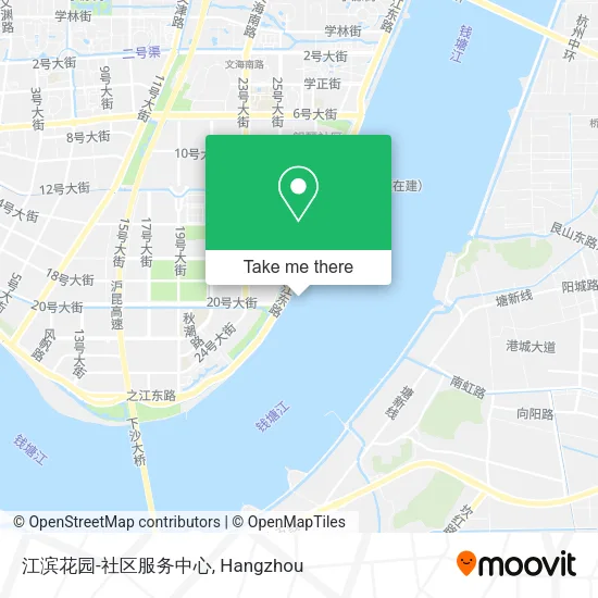 江滨花园-社区服务中心 map