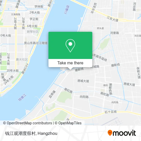 钱江观潮度假村 map