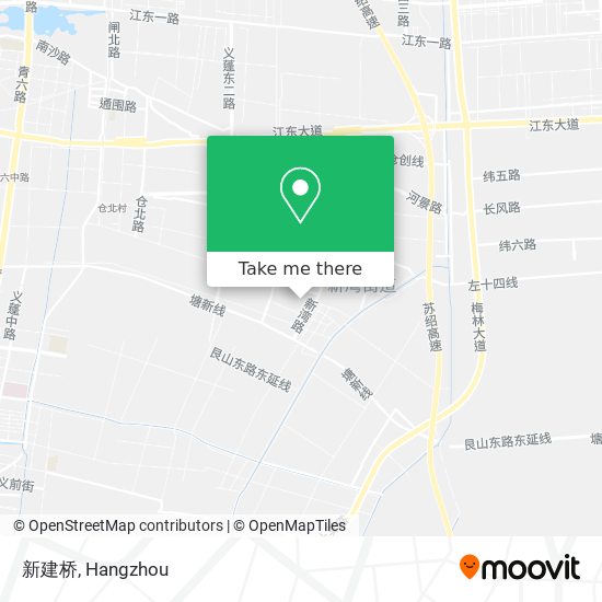 新建桥 map