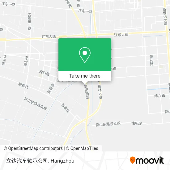 立达汽车轴承公司 map