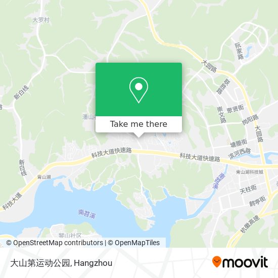 大山第运动公园 map