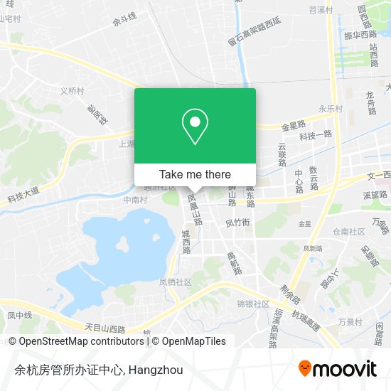 余杭房管所办证中心 map