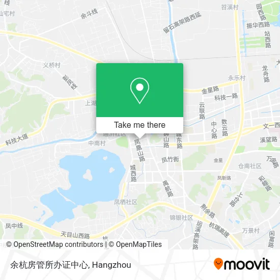 余杭房管所办证中心 map
