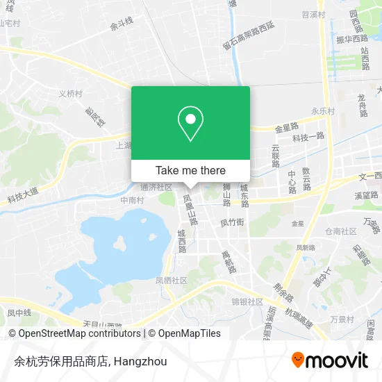 余杭劳保用品商店 map