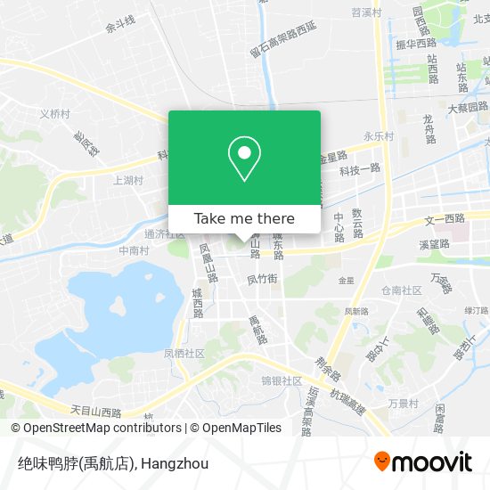 绝味鸭脖(禹航店) map