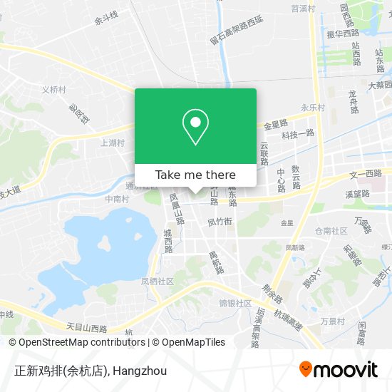 正新鸡排(余杭店) map