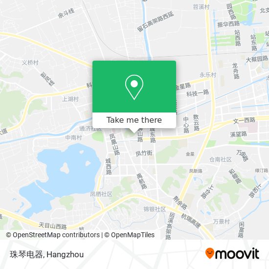 珠琴电器 map