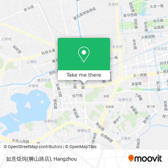 如意馄饨(狮山路店) map
