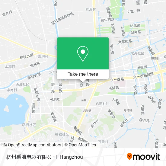 杭州禹航电器有限公司 map