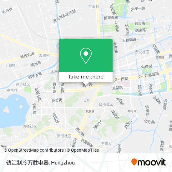 钱江制冷万胜电器 map