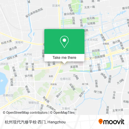 杭州现代汽修学校-西门 map