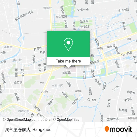 淘气堡仓前店 map