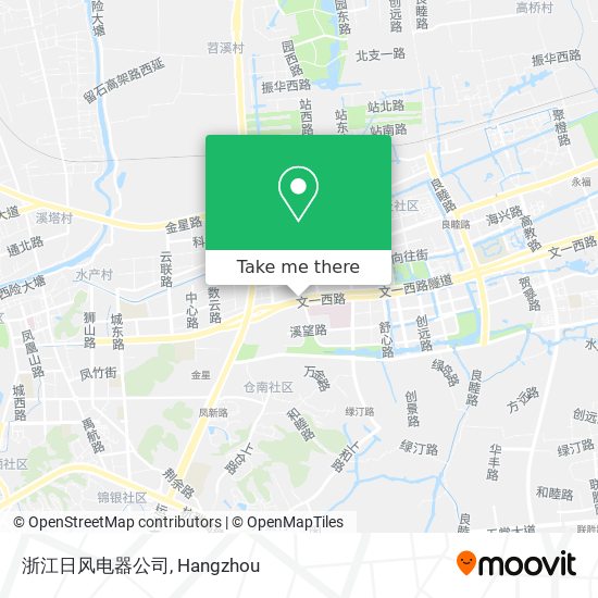 浙江日风电器公司 map
