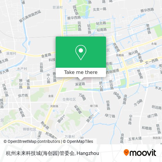 杭州未来科技城(海创园)管委会 map