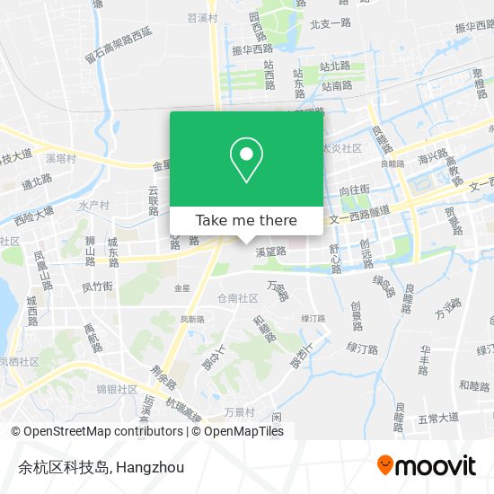 余杭区科技岛 map