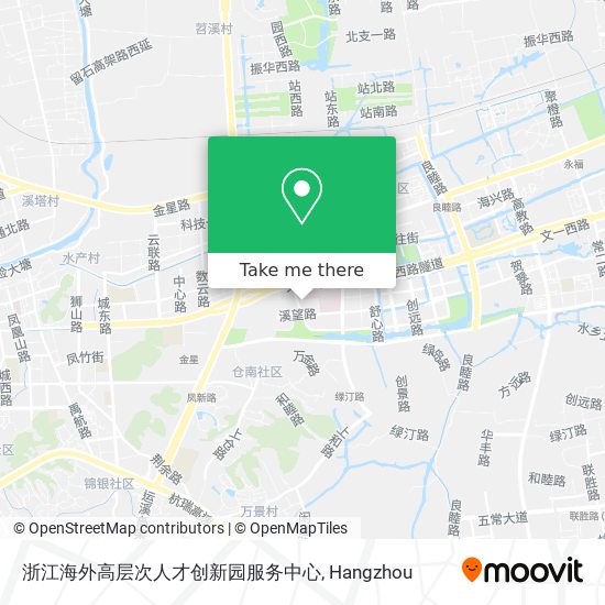 浙江海外高层次人才创新园服务中心 map