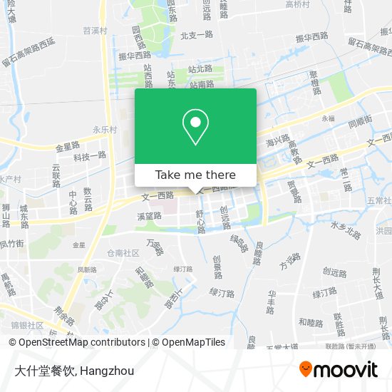 大什堂餐饮 map