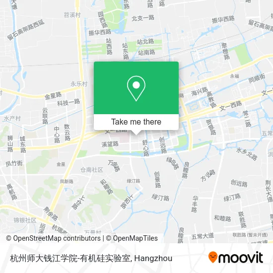 杭州师大钱江学院-有机硅实验室 map