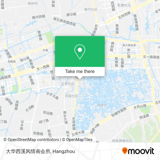 大华西溪风情南会所 map