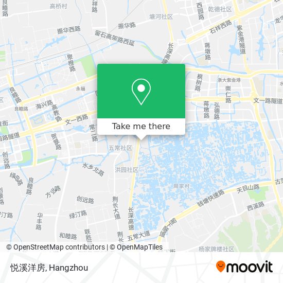 悦溪洋房 map