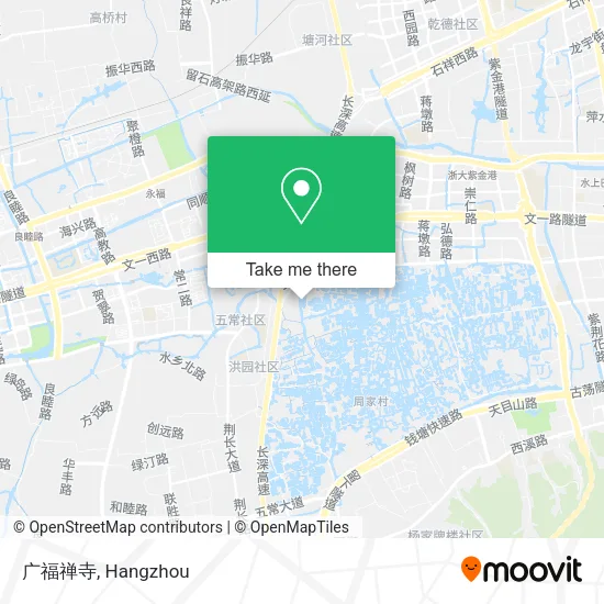 广福禅寺 map