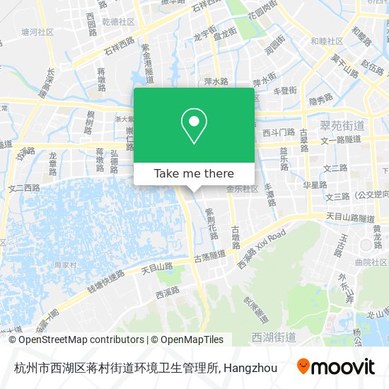 杭州市西湖区蒋村街道环境卫生管理所 map