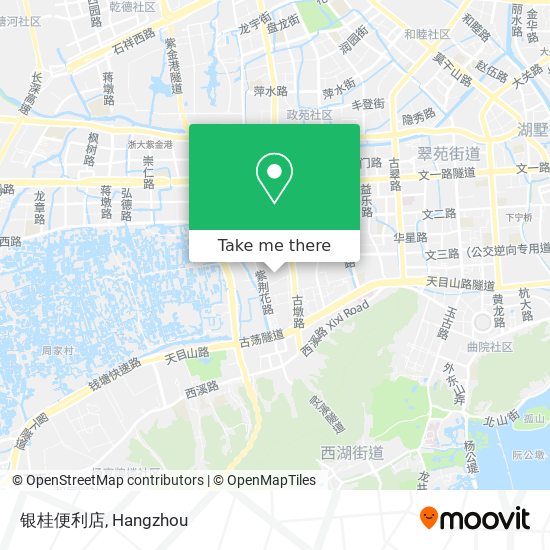 银桂便利店 map