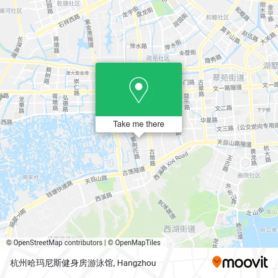 杭州哈玛尼斯健身房游泳馆 map
