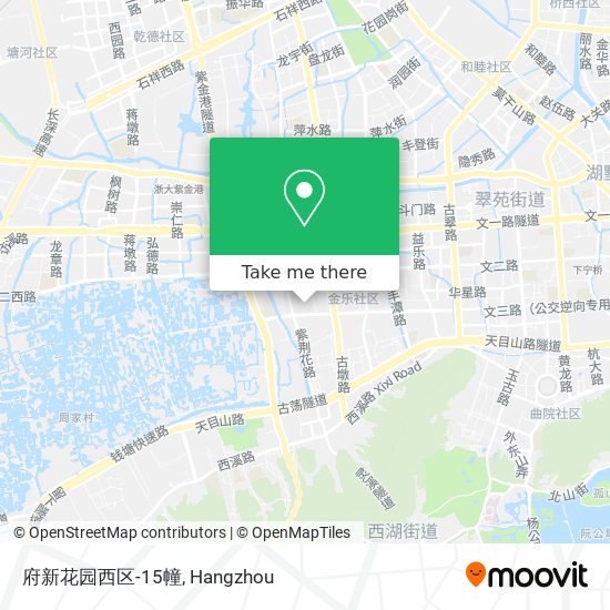 府新花园西区-15幢 map