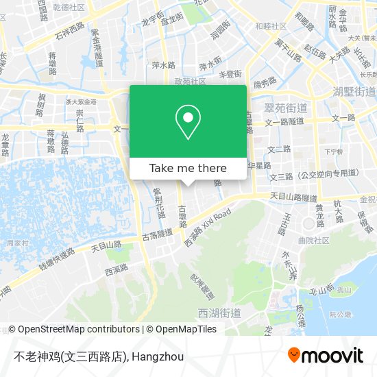 不老神鸡(文三西路店) map